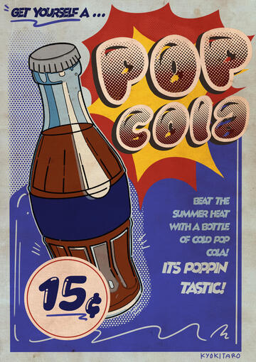 Pop Cola vintage ad